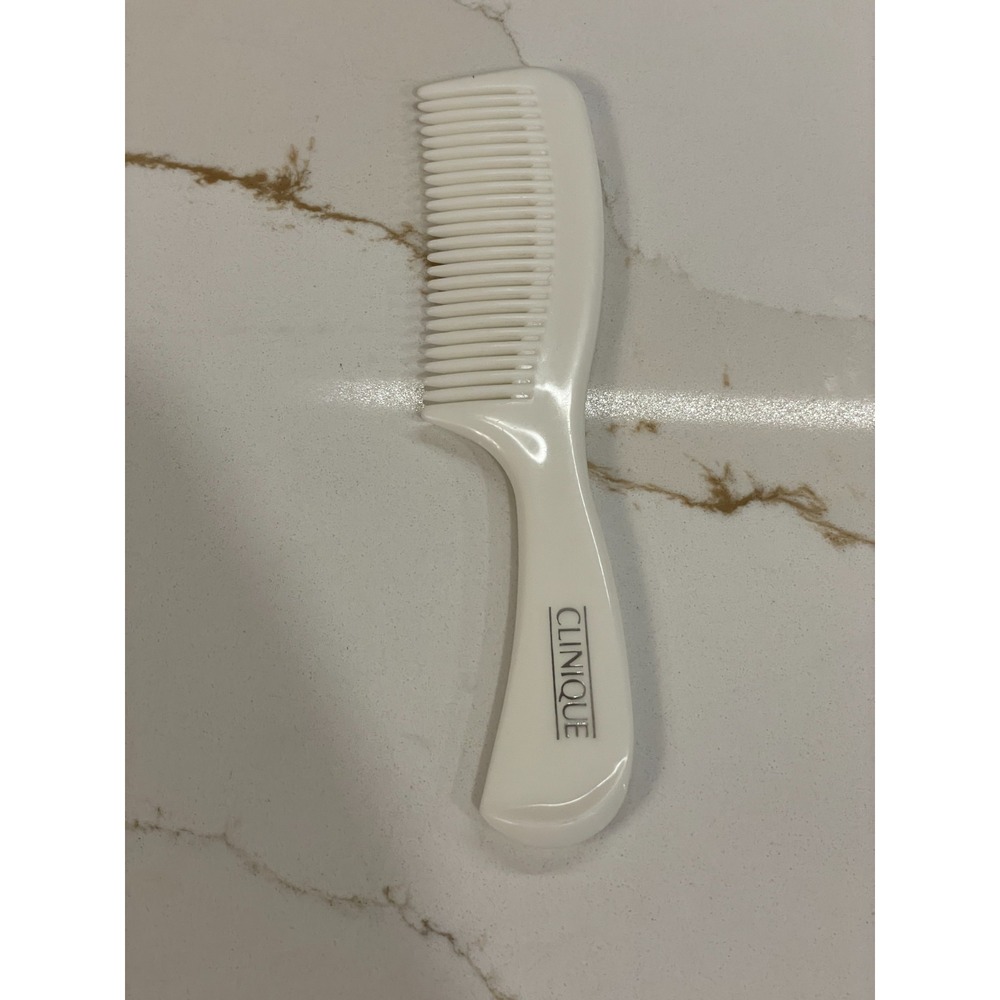 Vintage Clinique Comb Wide Tooth‎ Hard Plastic Detangling Hair 7" Wet Dry